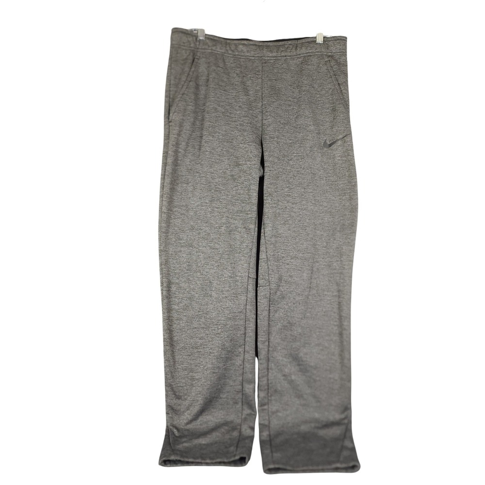 Nike Dri Fit Athletic Jogger Pants Gray Heathered Lightweight Men‎ Large